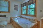 Loft Master Bathroom with a Jetted Garden Tub